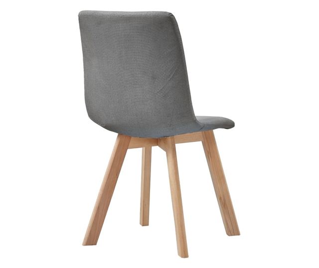 Kuhinjske stolice, 4 kom., svijetlosiva, tekstil