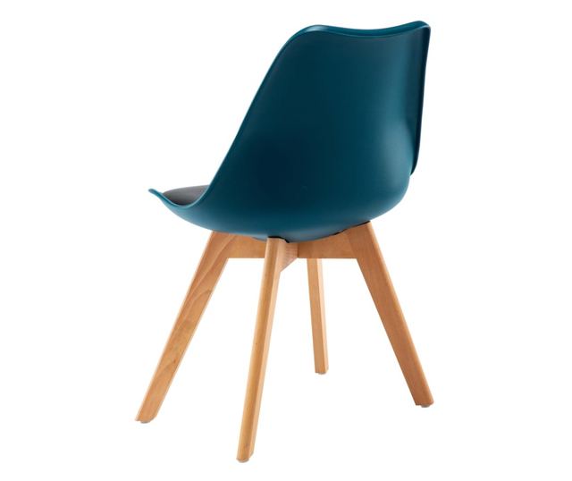 Stolice za blagovaonicu, 2 kom., tirkizna i crna, umjetna koža