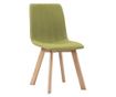 Stolice za kuhinju, 4 kom., zelene, tekstilni materijal