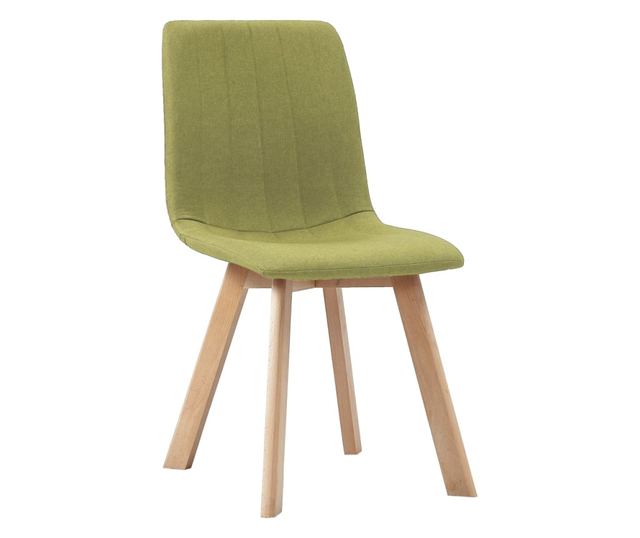 Stolice za kuhinju, 4 kom., zelene, tekstilni materijal