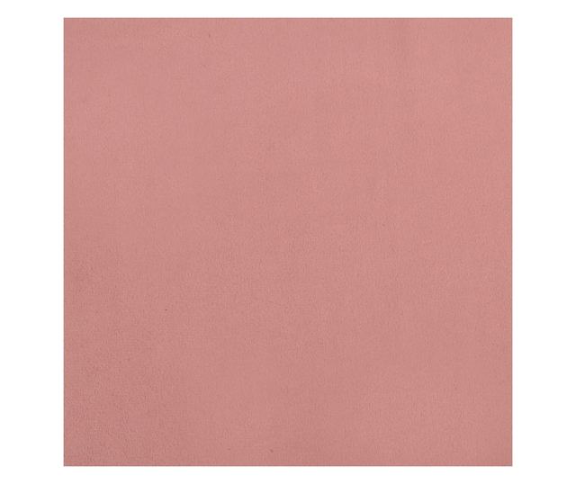 Zakretne kuhinjske stolice, 2 kom., ružičaste, baršun