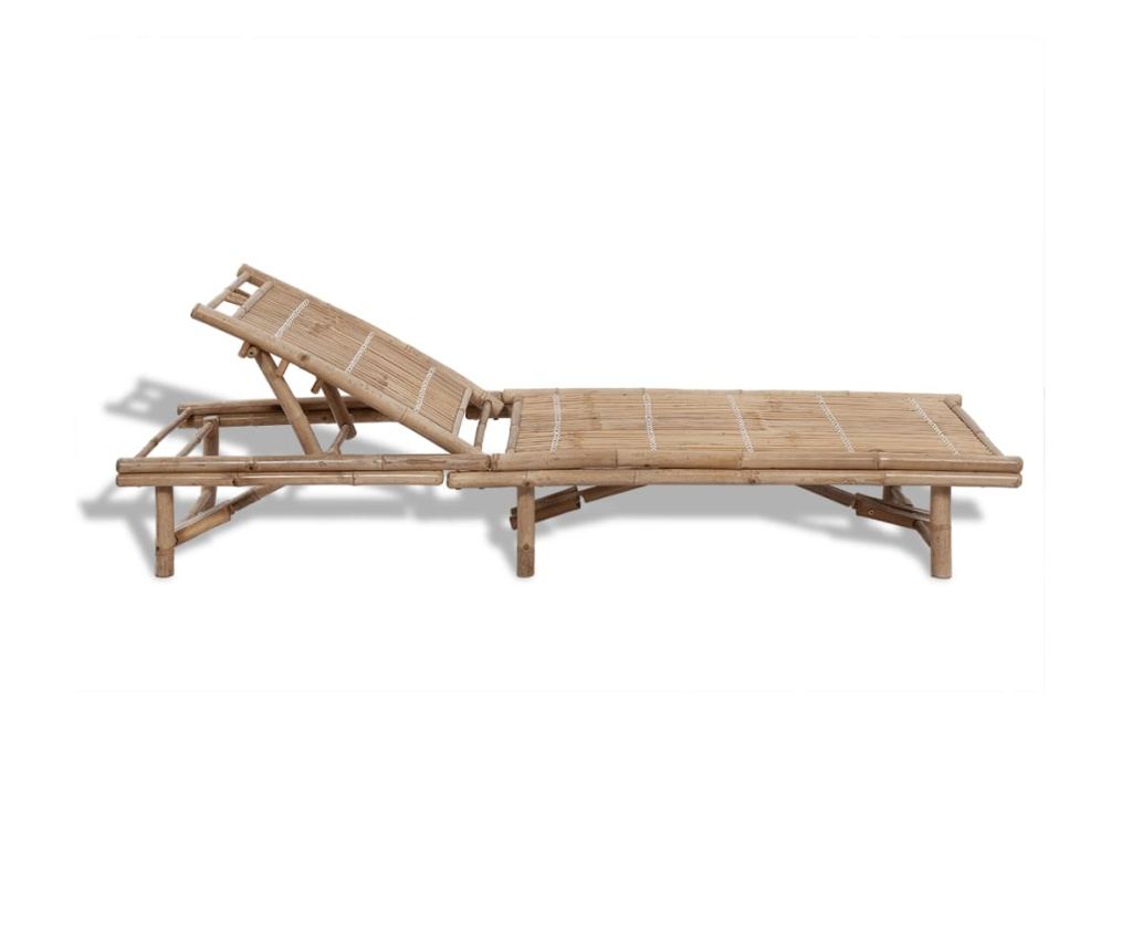 Sezlong, bambus - 2
