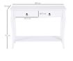 Homcom Tavolo Consola Pentru Hol, Alb, 100x33x76cm thumbnail 2