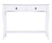 Homcom Tavolo Consola Pentru Hol, Alb, 100x33x76cm thumbnail 4