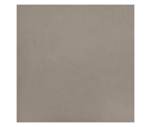 Sedežna garnitura z taburejem, svetlo siva, žamet