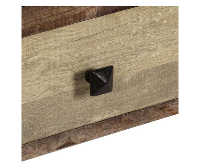 TV komoda, 118x30x40 cm, masivno drvo manga