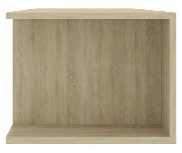 TV ormarić s LED svjetlima boja hrasta sonome 135 x 39 x 30 cm
