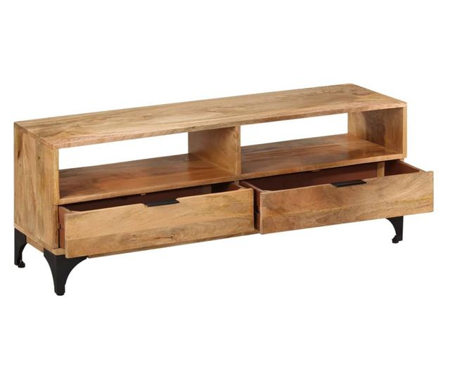 TV Komoda od Masivnog Mango Drveta 120x35x45 cm