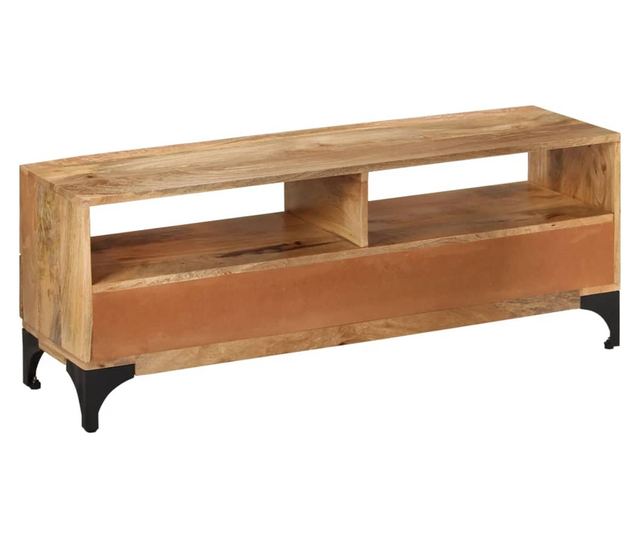 TV Komoda od Masivnog Mango Drveta 120x35x45 cm