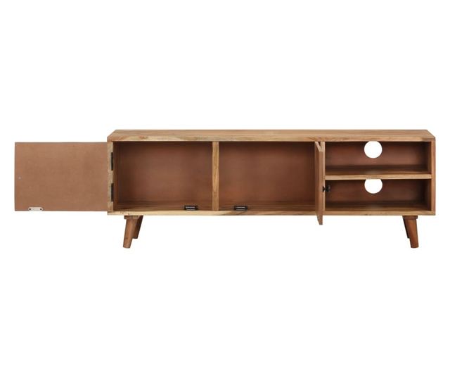 TV ormarić 115 x 30 x 39 cm od masivnog drva bagrema
