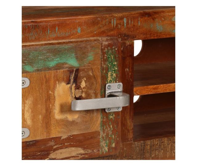 TV komoda, 120 x 30 x 36 cm, reciklirano masivno drvo