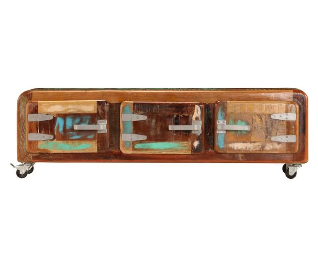 TV komoda, 120 x 30 x 37 cm, reciklirano masivno drvo