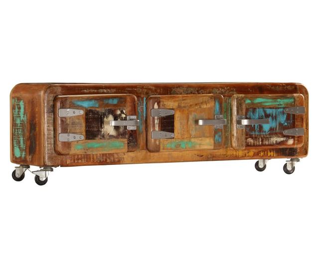 TV komoda, 120 x 30 x 37 cm, reciklirano masivno drvo