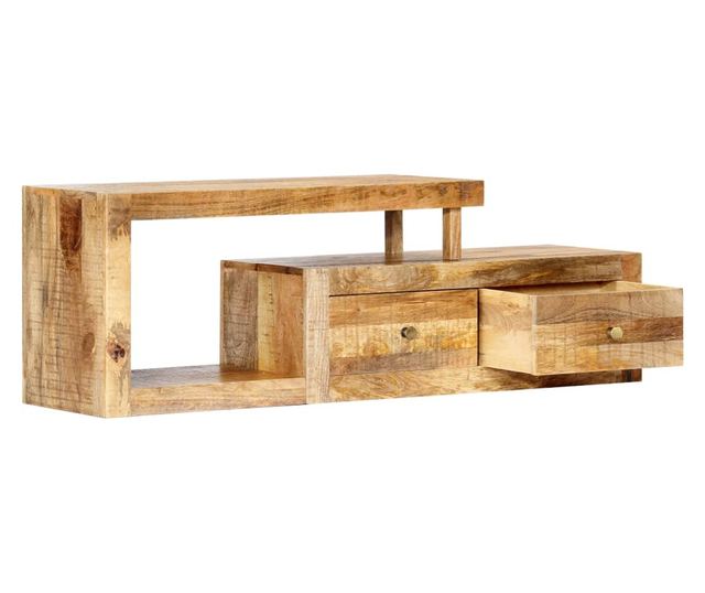 TV komoda, 120 x 30 x 40 cm, masivno drvo manga