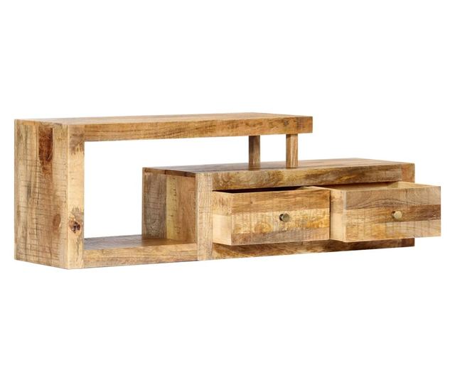 TV komoda, 120 x 30 x 40 cm, masivno drvo manga