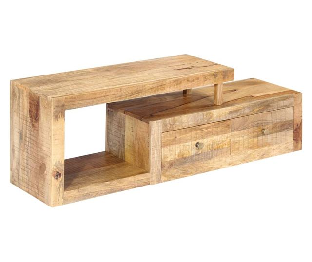 TV komoda, 120 x 30 x 40 cm, masivno drvo manga