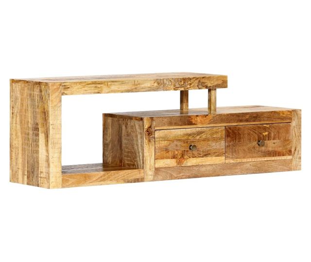 TV komoda, 120 x 30 x 40 cm, masivno drvo manga