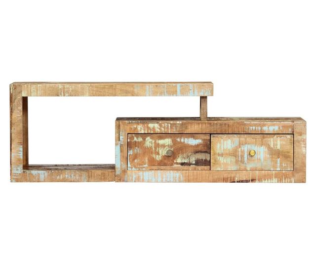 TV komoda, 120 x 30 x 40 cm, reciklirano masivno drvo