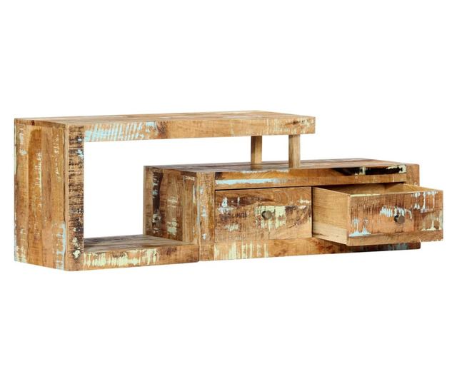 TV komoda, 120 x 30 x 40 cm, reciklirano masivno drvo