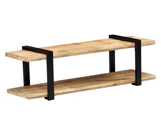 TV komoda, 130 x 40 x 40 cm, masivno drvo manga