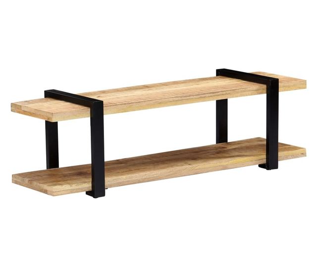 TV komoda, 130 x 40 x 40 cm, masivno drvo manga