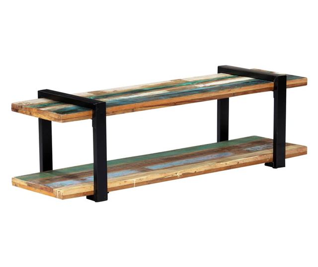 TV komoda, 130 x 40 x 40 cm, reciklirano masivno drvo