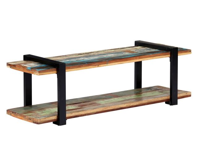 TV komoda, 130 x 40 x 40 cm, reciklirano masivno drvo