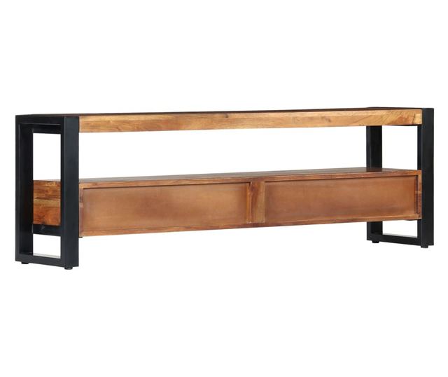 TV ormarić 140 x 30 x 45 cm od masivnog drva bagrema