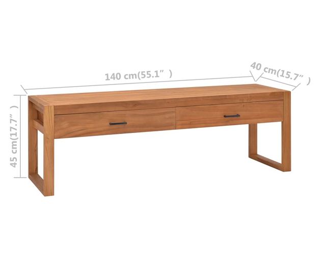 TV ormarić 140 x 40 x 45 cm od reciklirane tikovine