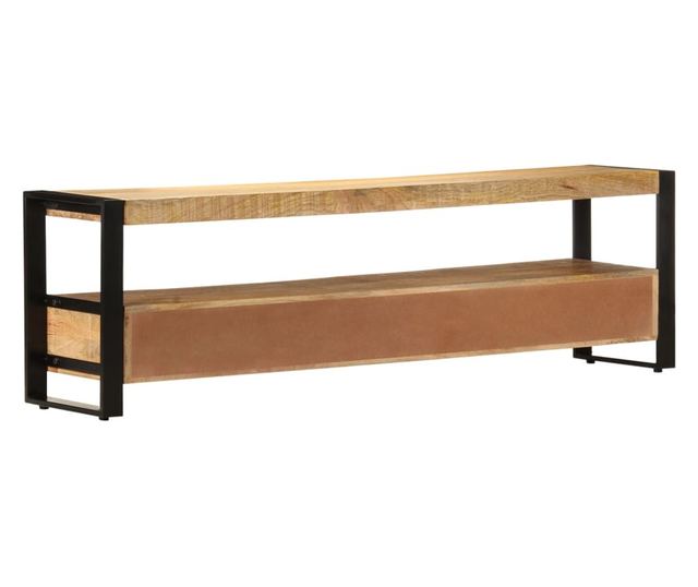 TV komoda, 150x30x45 cm, masivno drvo manga