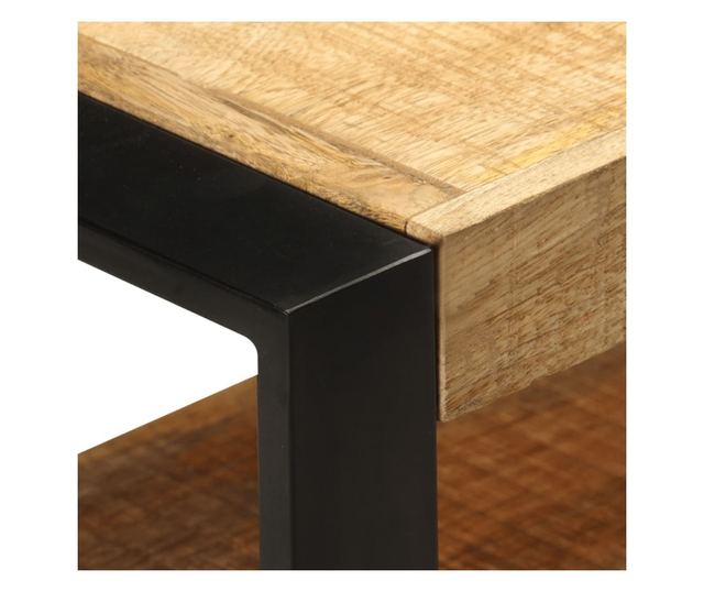 TV komoda, 150x30x45 cm, masivno drvo manga