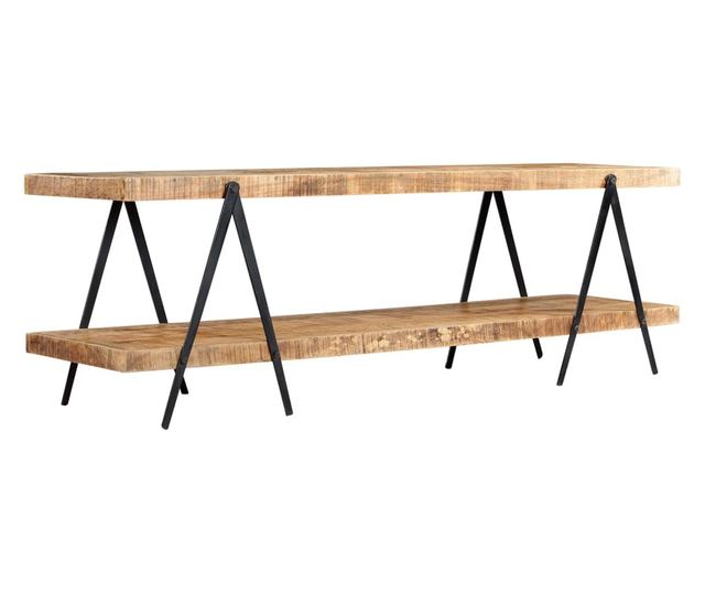 TV komoda, 160x40x50 cm, masivno drvo manga