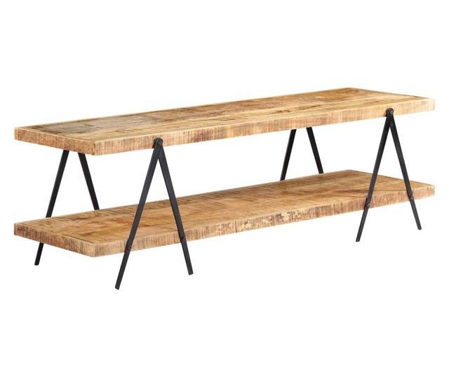 TV komoda, 160x40x50 cm, masivno drvo manga