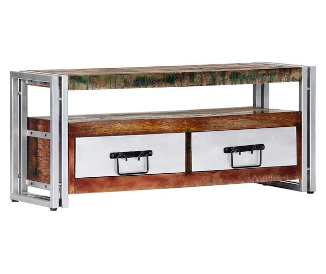 TV komoda, 90 x 30 x 40 cm, reciklirano masivno drvo