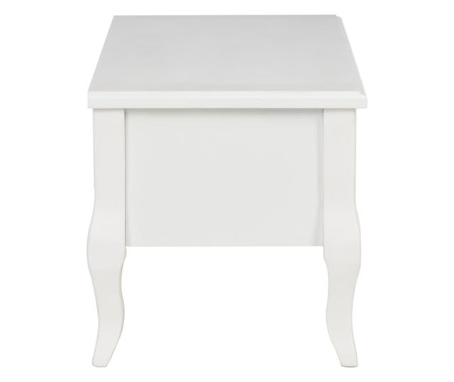 280048 TV Cabinet White 100x35x35 cm Wood