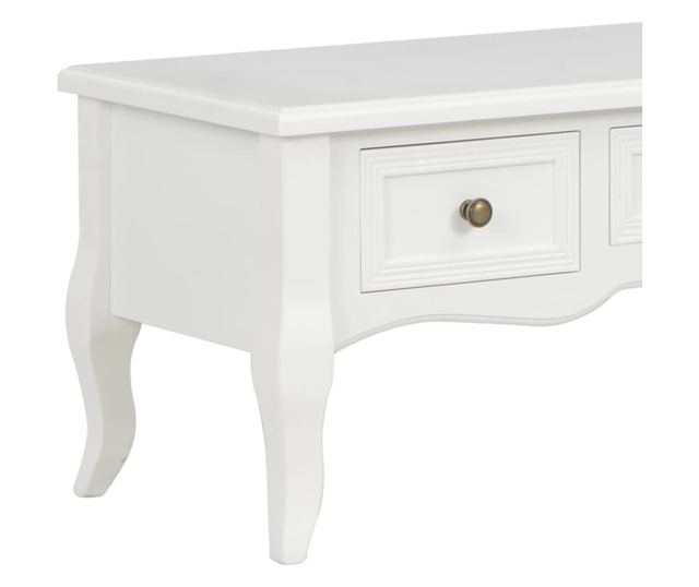 280048 TV Cabinet White 100x35x35 cm Wood