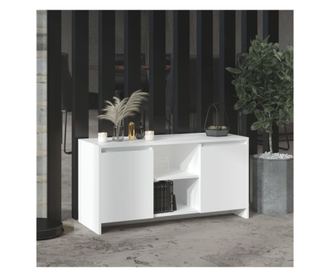TV ormarić bijeli 102 x 37,5 x 52,5 cm od iverice