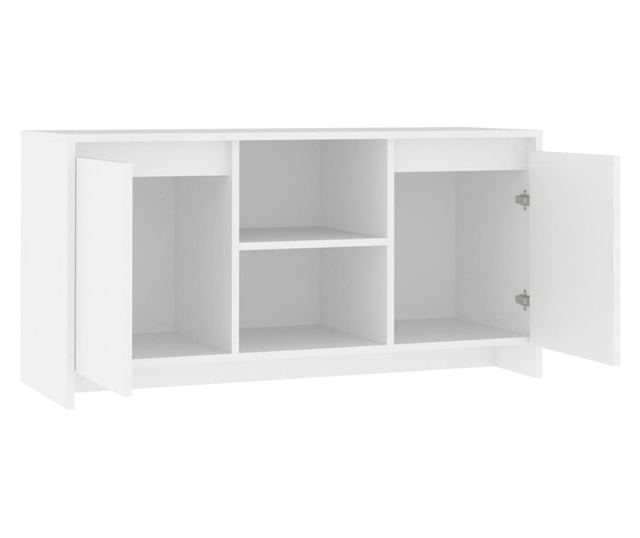 TV ormarić bijeli 102 x 37,5 x 52,5 cm od iverice