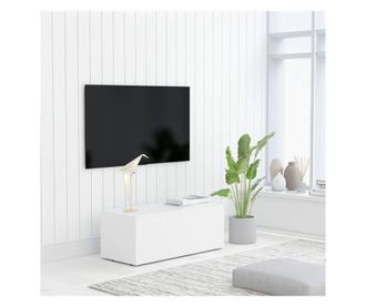 TV ormarić bijeli 80 x 34 x 30 cm od iverice