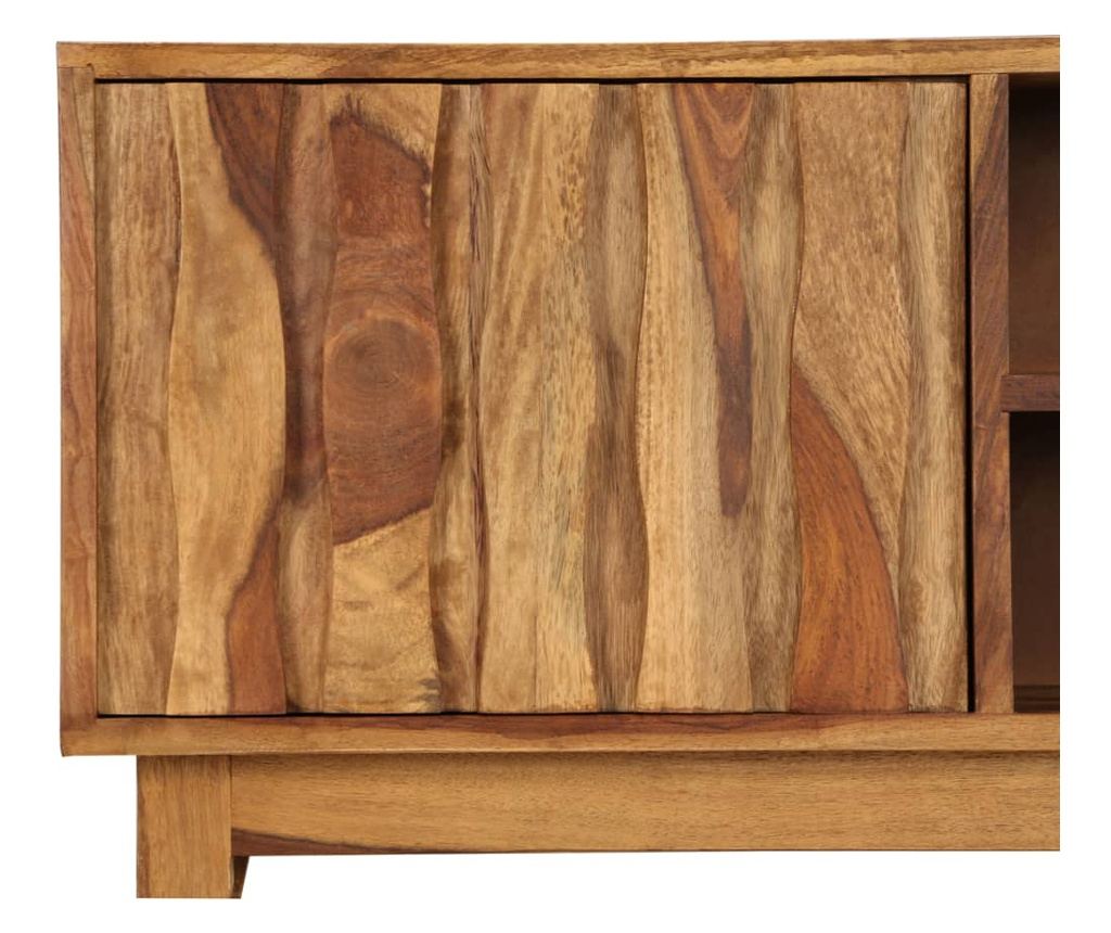 TV ormarić od masivnog drva šišama 118 x 30 x 40 cm - 9