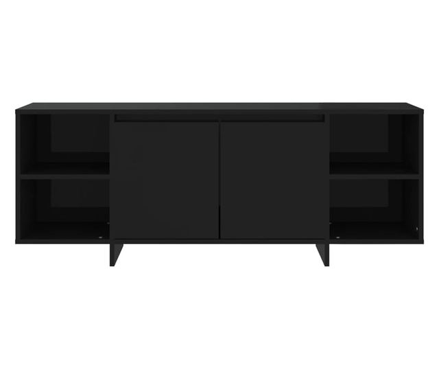 TV ormarić crni 130 x 35 x 50 cm od iverice