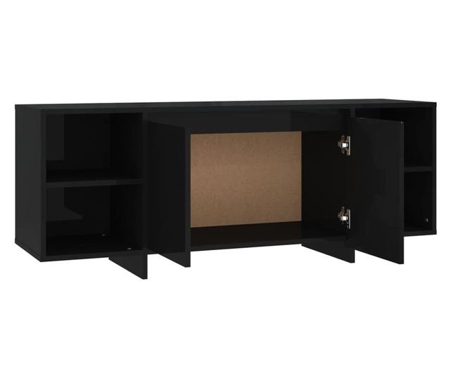 TV ormarić crni 130 x 35 x 50 cm od iverice