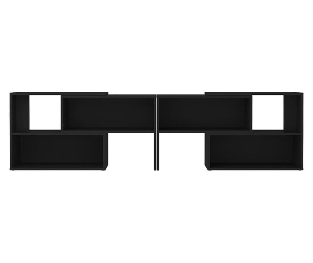 TV ormarić crni 149 x 30 x 52 cm od iverice