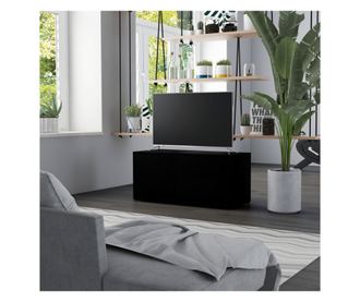 TV ormarić crni 80 x 34 x 36 cm od iverice