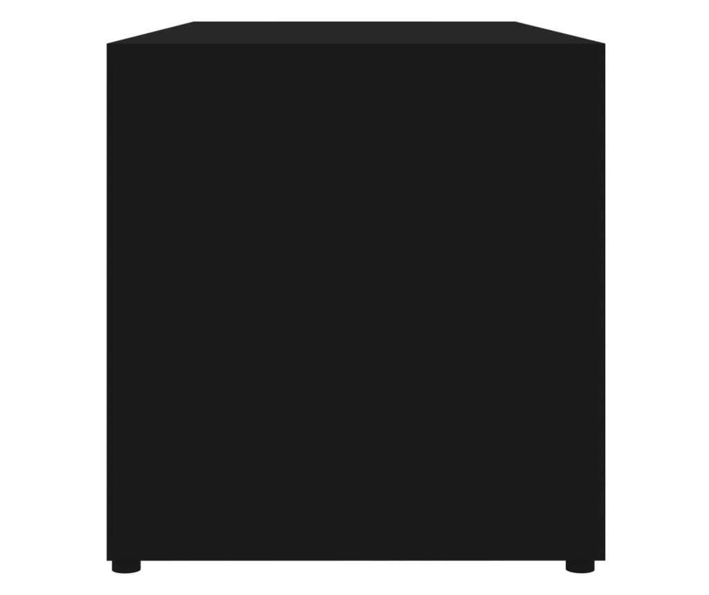 TV ormarić crni 80 x 34 x 36 cm od iverice - 14