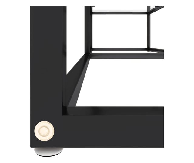 TV ormarić prozirni 140 x 40 x 40,5 cm od kaljenog stakla
