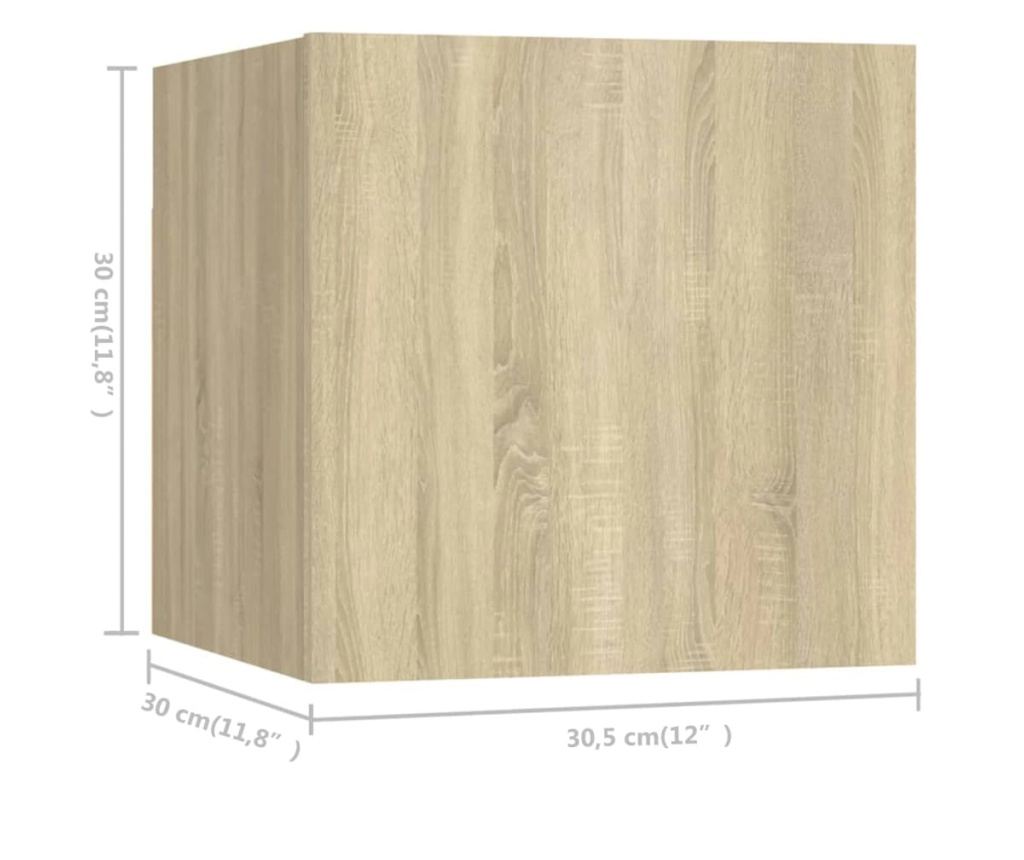 Set TV ormarića, 6 komada, sonoma hrast, iverica - 6