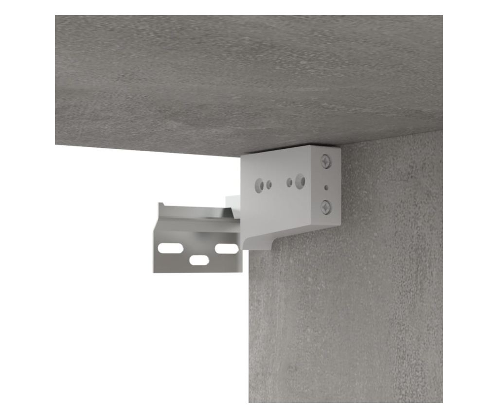 TV Ormarić Set, 7 Komada, Betonsko Siva, Iverica - 7