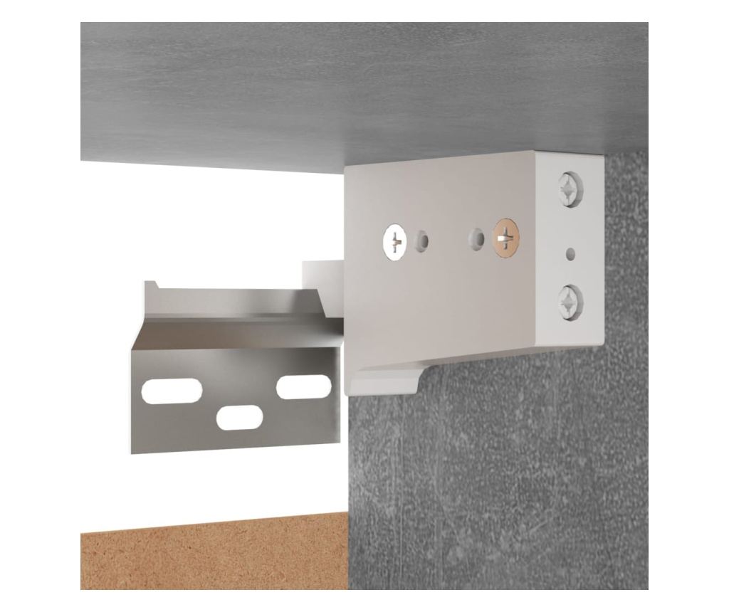 TV komoda, siva beton, 30,5x30x110 cm, PAL - 6