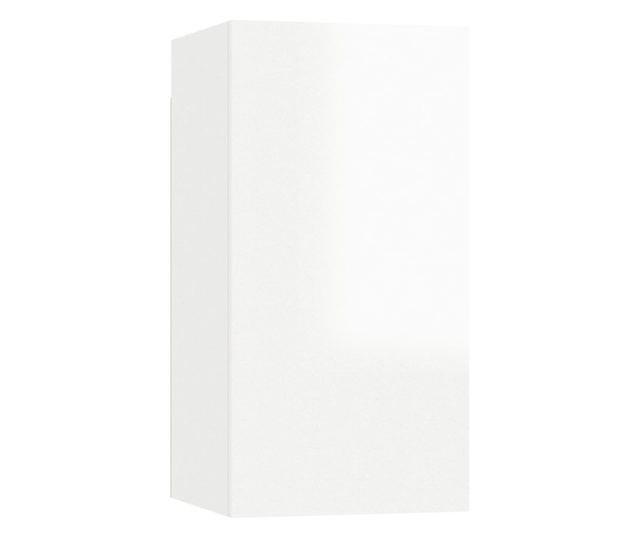 Set TV ormarića, 5 komada, bijeli visoki sjaj, PAL